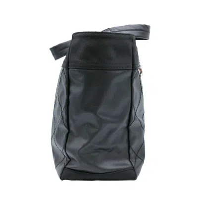 Pre-owned Chanel Black Coated Canvas Tote Bag ()