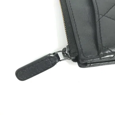 Pre-owned Chanel Black Leather Coin Purse/coin Case ()