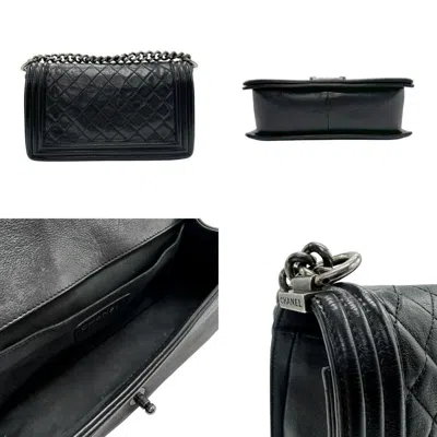 Pre-owned Chanel Black Leather Shoulder Bag ()