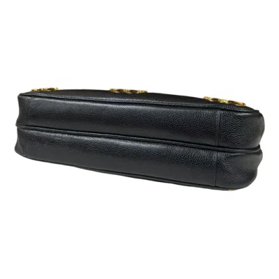 Pre-owned Chanel Black Leather Tote Bag ()