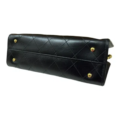 Pre-owned Chanel Black Leather Tote Bag ()