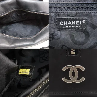 Pre-owned Chanel Black Leather Tote Bag ()