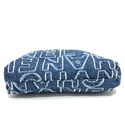 Pre-owned Chanel Blue Denim Shoulder Bag ()