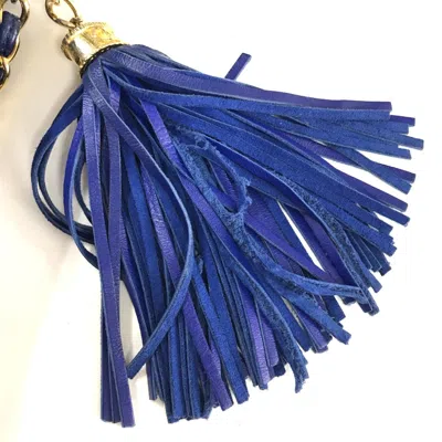 Pre-owned Chanel Blue Leather Shoulder Bag ()