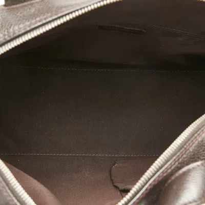 Pre-owned Chanel Brown Caviar Leather Boston Bag Handbag ()