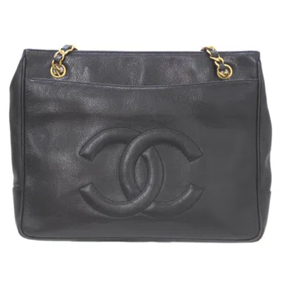 Pre-owned Chanel Caviar Skin Black Caviar Leather Shoulder Bag ()