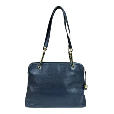 Pre-owned Chanel Caviar Skin Black Caviar Leather Shoulder Bag ()