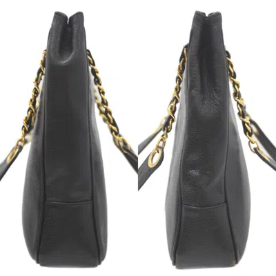 Pre-owned Chanel Caviar Skin Black Caviar Leather Shoulder Bag ()