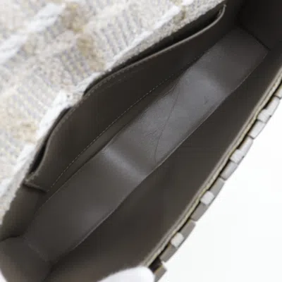 Pre-owned Chanel Gray Plastic Canvas Shoulder Bag ()