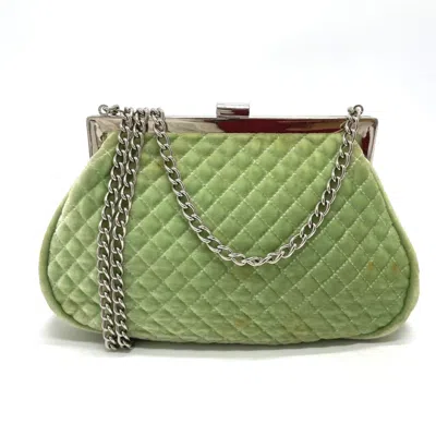 Pre-owned Chanel Green Leather Shoulder Bag ()