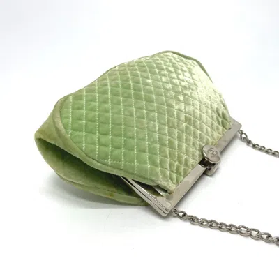 Pre-owned Chanel Green Leather Shoulder Bag ()