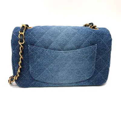 Pre-owned Chanel Matelasse Blue Denim Shoulder Bag ()