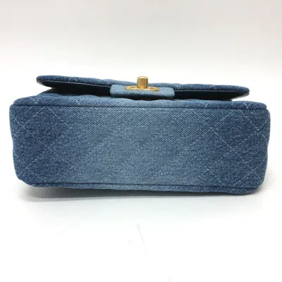 Pre-owned Chanel Matelasse Blue Denim Shoulder Bag ()