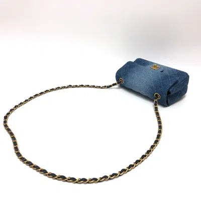 Pre-owned Chanel Matelasse Blue Denim Shoulder Bag ()
