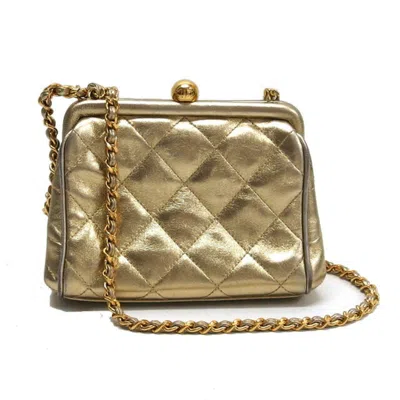 Pre-owned Chanel Metallic Gold Shoulder Bag ()