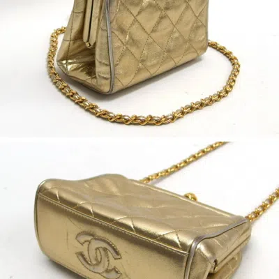 Pre-owned Chanel Metallic Gold Shoulder Bag ()