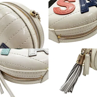Pre-owned Chanel Multi-color Off-white Leather Shoulder Bag () In Multi-color, Off-white