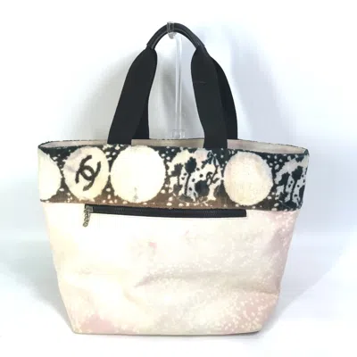 Pre-owned Chanel Pink Cotton Tote Bag ()