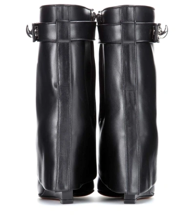 Shop Givenchy Tria Leather Boots In Black