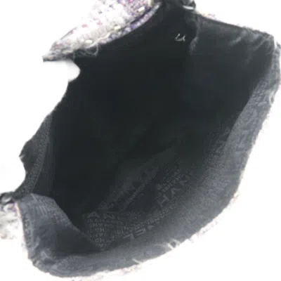 Pre-owned Chanel Purple Tweed Shoulder Bag ()