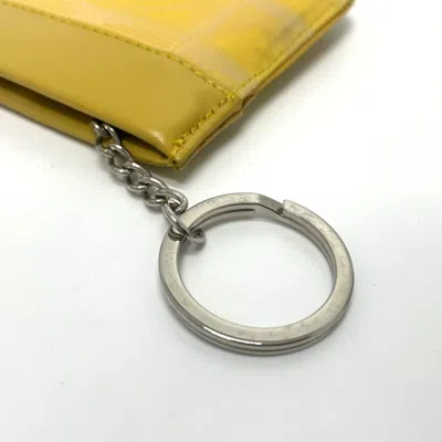 Pre-owned Chanel Yellow Leather Coin Purse/coin Case ()