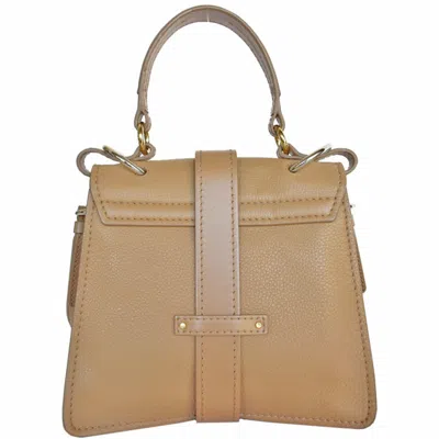 Pre-owned Chloé Beige Leather Handbag Shoulder Bag ()