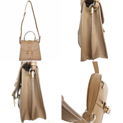 Pre-owned Chloé Beige Leather Handbag Shoulder Bag ()