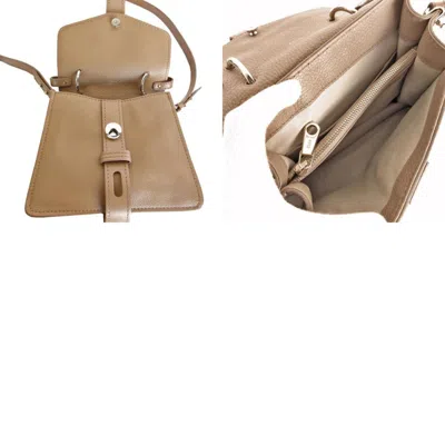 Pre-owned Chloé Beige Leather Handbag Shoulder Bag ()