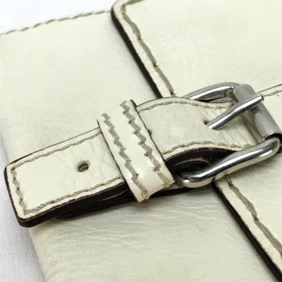 Pre-owned Chloé Beige Leather Wallet (bi-fold) ()