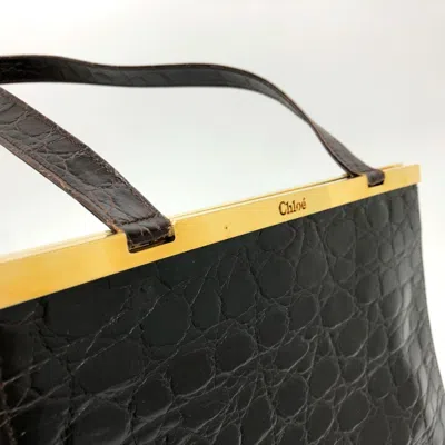 Pre-owned Chloé Brown Leather Tote Bag ()