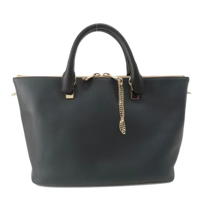 Pre-owned Chloé Gray Leather Tote Bag ()