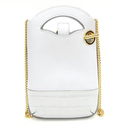 Pre-owned Chloé Light Blue Gray Leather Shoulder Bag ()