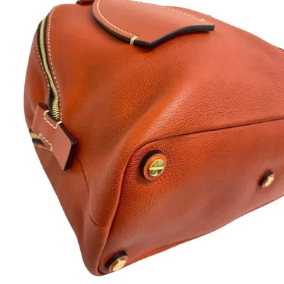 Pre-owned Chloé Orange Leather Handbag Shoulder Bag ()