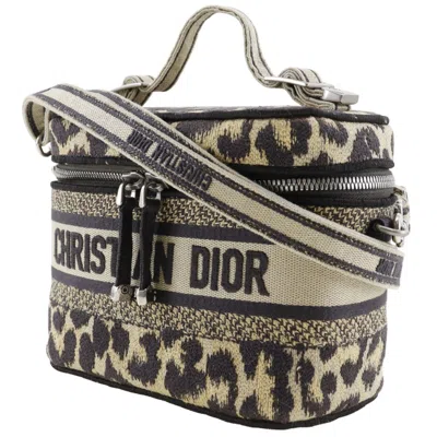 Pre-owned Dior Christian  Beige Canvas Handbag Vanity Bag ()