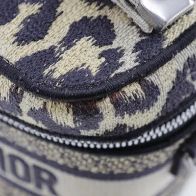 Pre-owned Dior Christian  Beige Canvas Handbag Vanity Bag ()