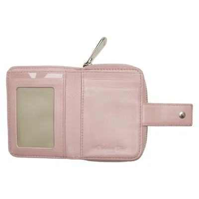 Pre-owned Dior Christian  Beige Leather Wallet (bi-fold) ()