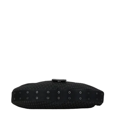 Pre-owned Dior Christian  Black Canvas Shoulder Bag ()