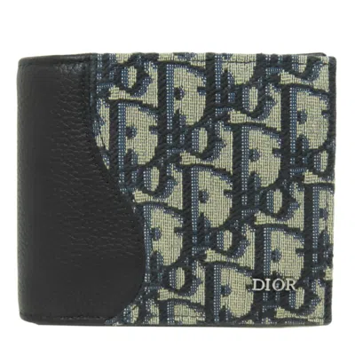 Pre-owned Dior Christian  Black Canvas Wallet (bi-fold) ()