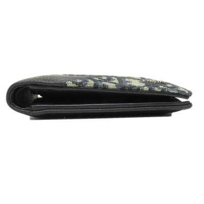 Pre-owned Dior Christian  Black Canvas Wallet (bi-fold) ()