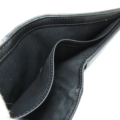 Pre-owned Dior Christian  Black Canvas Wallet (bi-fold) ()