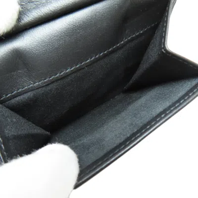 Pre-owned Dior Christian  Black Canvas Wallet (bi-fold) ()