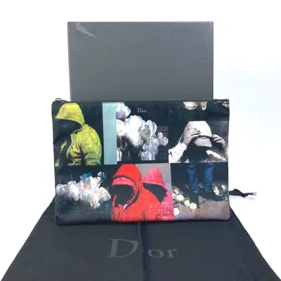 Pre-owned Dior Christian  Black Cloth Clutch Bag ()