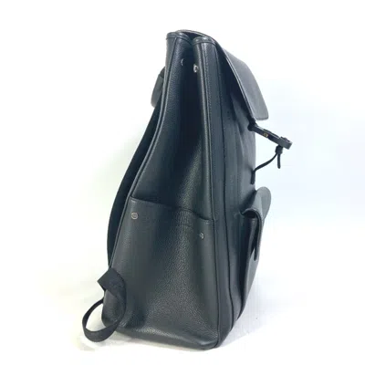 Pre-owned Dior Christian  Black Leather Backpack ()