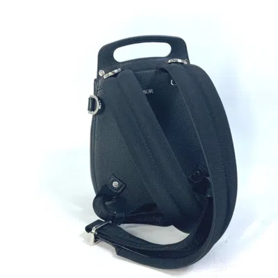 Pre-owned Dior Christian  Black Leather Backpack ()