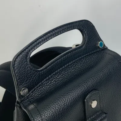 Pre-owned Dior Christian  Black Leather Backpack ()