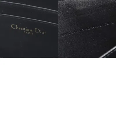 Pre-owned Dior Christian  Black Leather Clutch Bag ()