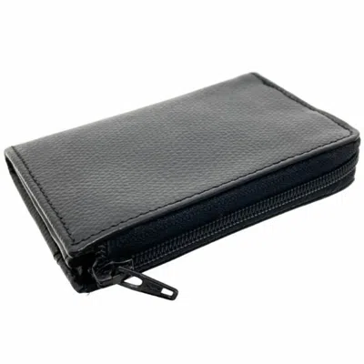Pre-owned Dior Christian  Black Leather Coin Purse/coin Case ()
