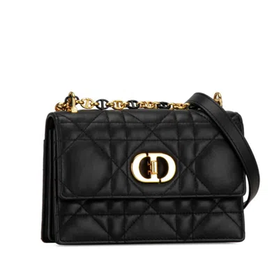 Pre-owned Dior Christian  Black Leather Shoulder Bag ()
