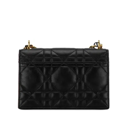 Pre-owned Dior Christian  Black Leather Shoulder Bag ()