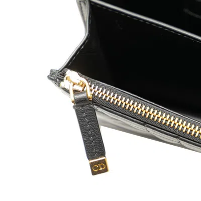 Pre-owned Dior Christian  Black Leather Shoulder Bag ()